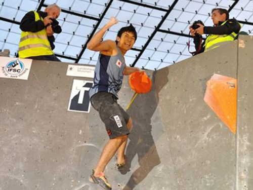 スポンサー契約を結んだ「異色の理系クライマー」として人気の杉本怜選手